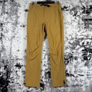 Pristine Topo Designs Pants Mens Size Medium‎ Brown Belt Buckle Performance